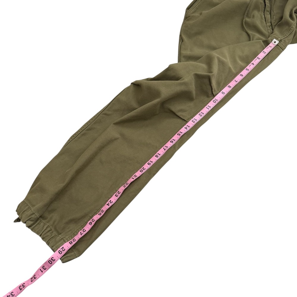 Aritzia | TNA | Olive Green Parachute Cargo Pants Drawstring Utility Size M - Picture 14 of 14